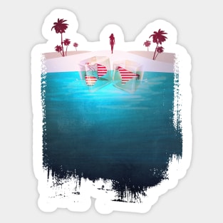 Bikini Beach Sticker